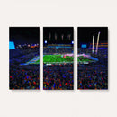 Ole Miss Rebels Vaught Hemingway Stadium Wall Art Canvas