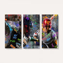 Graffiti Baseball Player Street Art Wall Art Canvas Print