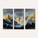 Abstract Mountain Wall Art Canvas Print Modern Landscape Painting Print