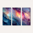 Colorful Abstract Canvas Wall Art Print, Vibrant Popup Color Art Print