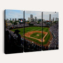 Chicago Cubs Baseball Team Print - Wrigley Field Stadium