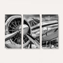 Vintage Antique Airplane Wall Art Canvas Print