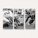 American Football Player Wall Art Canvas Print