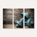 Dambell and Sport Wall Art Canvas Print
