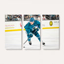 San Jose Sharks Ice Hockey Player Wall Art Canvas Print