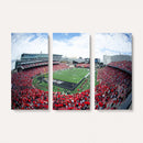 Cincinnati Bearcats Football Team Print - Nippert Stadium Wall Art Canvas Print
