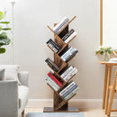 8-Tier Free Standing Tree Bookshelf-Coffee by LJGDeals