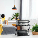 Set of 2 Folding Metal Luggage Rack Suitcase by LJGDeals