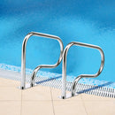 Stainless Steel Swimming Pool Hand Rail with Base Plate by LJGDeals