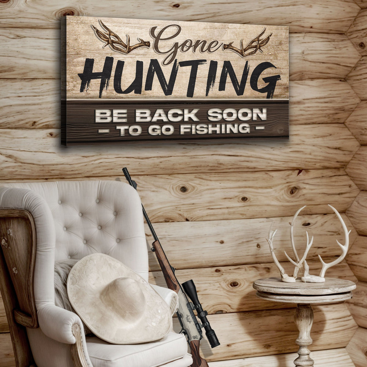 Gone Hunting Sign II, photo 4 of 10