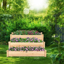 3 Tier Elevated Wooden Vegetable Garden Bed by LJGDeals