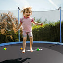 15 Feet Outdoor Bounce Trampoline with Safety Enclosure Net by LJGDeals