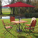 17.5 Inch Heavy Duty Square Umbrella Base Stand of 30 lbs for Outdoor by LJGDeals