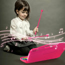 25 Notes Kids Glockenspiel Chromatic Metal Xylophone-Pink by LJGDeals