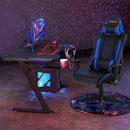 Massage Gaming Chair with Lumbar Support and Headrest by LJGDeals