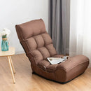 4-Position Adjustable Floor Chair Folding Lazy Sofa by LJGDeals
