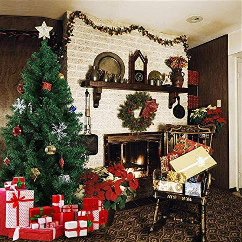 8' Premium Spruce Artificial Christmas Tree w/Metal Stand, Green