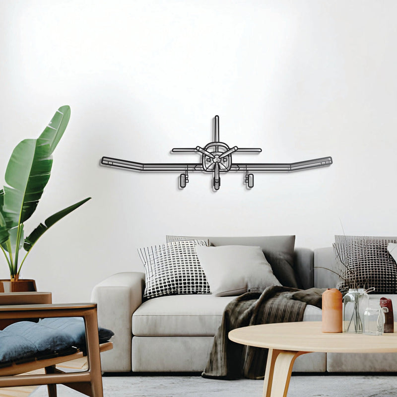 750 XL Front Metal Aircraft Wall Art - NCP0307