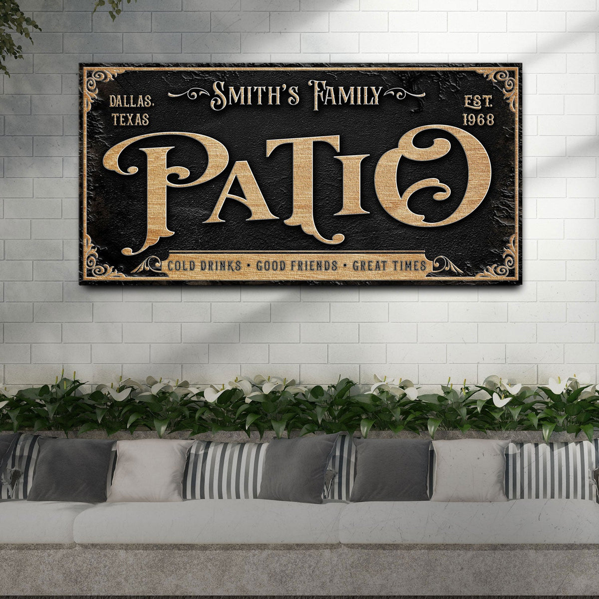 Personalized Patio Sign II, photo 3 of 8