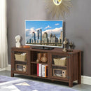 TV Stand Entertainment Center for TVs up to 65 Inch with Storage Cabinets by LJGDeals