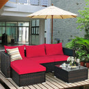 5 Pieces Patio Rattan by LJGDeals