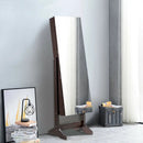 Standing Jewelry Armoire Cabinet with Full Length Mirror by LJGDeals
