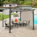 16' x 8' 2Pcs Universal Replacement Canopy for Pergola Structure Sun Awning-Brown by LJGDeals