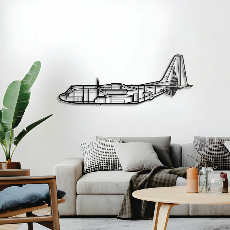 EC-130 Compass Call Metal Aircraft Wall Art - NCP0378