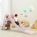 3-in-1 Kids Climber Slide Play Set with Basketball Hoop and Ball by LJGDeals