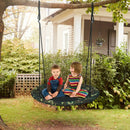 40 Inch Flying Saucer Tree Swing Outdoor Play Set with Adjustable Ropes Gift for Kids by LJGDeals
