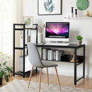 59-Inch Computer Desk Home Office Workstation 4-Tier Storage Shelves by LJGDeals