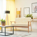 Modern Fabric Loveseat Sofa Couch Upholstered 2-Seat Armchair by LJGDeals