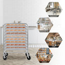 10 Sheets Aluminum Rolling Bakery Pan Rack by LJGDeals