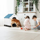 Indoor/Outdoor Waterproof Plastic Dog House Pet Puppy Shelter by LJGDeals