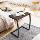 Steel Frame C-shaped Sofa Side End Table-Coffee by LJGDeals