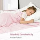 10lbs 3 Pieces Heavy Weighted Duvet Blanket-Pink by LJGDeals
