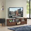 TV Stand Entertainment Media Center Console for TV's up to 60 Inch with Drawers Walnut