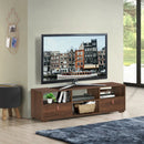 TV Stand Entertainment Media Center Console for TV's up to 60 Inch with Drawers Walnut by LJGDeals