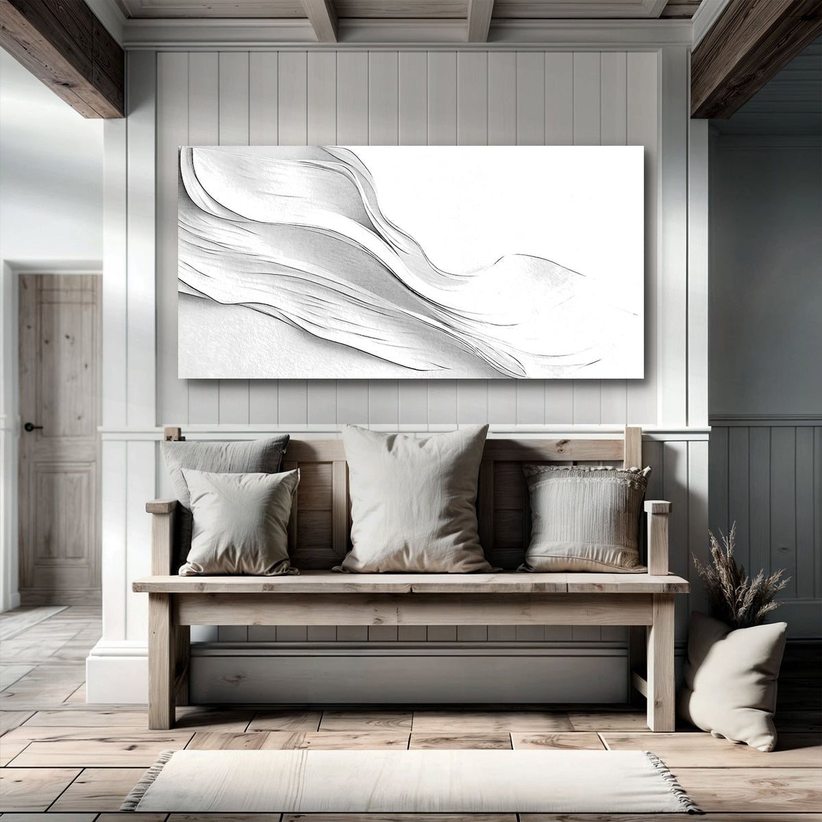 White Minimalist Wall Art, photo 3 of 10