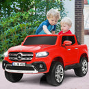 12V 2-Seater Kids Ride On Car Licensed Mercedes Benz X Class RC with Trunk-Red by LJGDeals