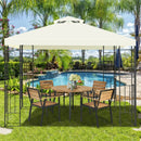 2 Tiers 10 x 10 Feet Patio Gazebo Canopy Tent by LJGDeals