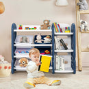 Kids Toy Storage Organizer with Bins and Multi-Layer Shelf for Bedroom Playroom by LJGDeals