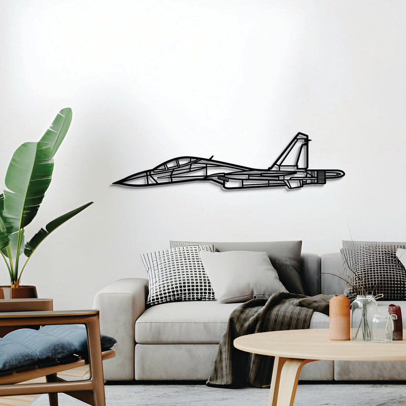 Su-30SM Metal Aircraft Wall Art - NCP0599