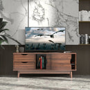TV Stand for TV up to 60 Inch Media Console Table Storage with Doors by DirectDeals