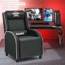 Massage Gaming Recliner Chair with Headrest and Adjustable Backrest for Home Theater by LJGDeals