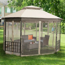 10’x 12’ Octagonal Patio Gazebo by LJGDeals