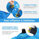 Self-Inflating Camping Outdoor Sleeping Mat with Pillows Bag by LJGDeals