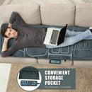 Foldable Massage Mat with Heat and 10 Vibration Motors by LJGDeals