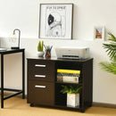 3-Drawer Mobile Lateral File Cabinet Printer Stand by LJGDeals