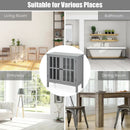 Glass Door Sideboard Console Storage Buffet Cabinet by LJGDeals